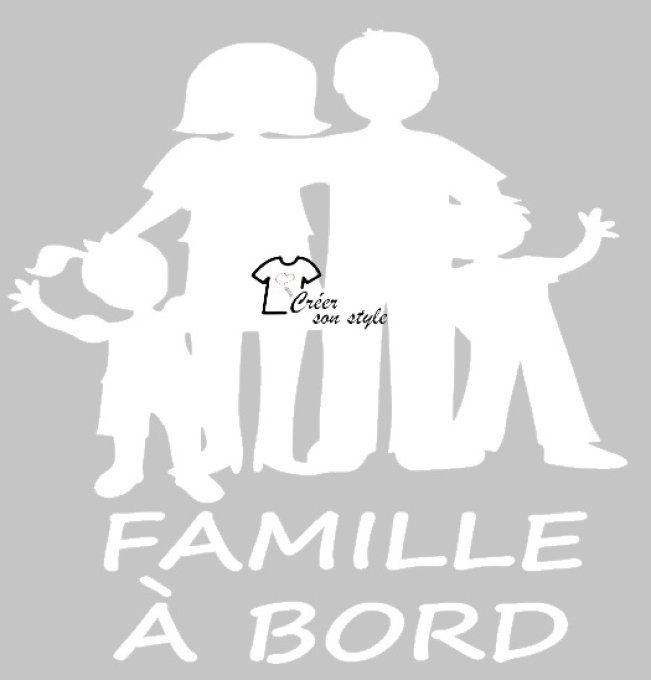 Stickers "famille à bord"