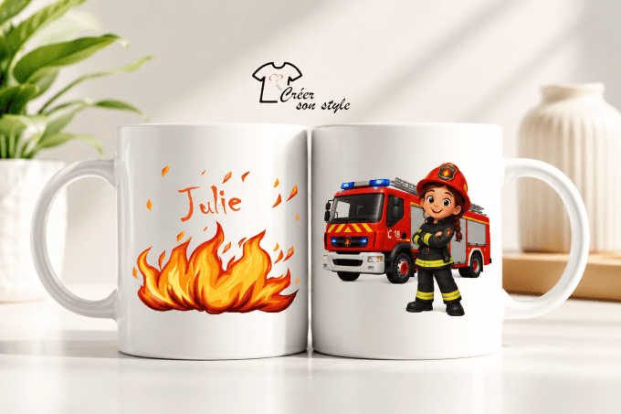 Mug "pompier-garçon"