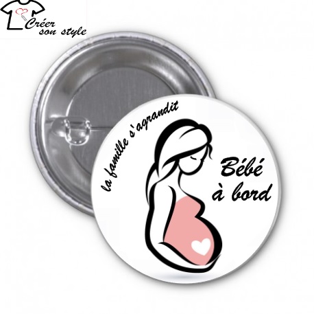 Badge "annonce grossesse"