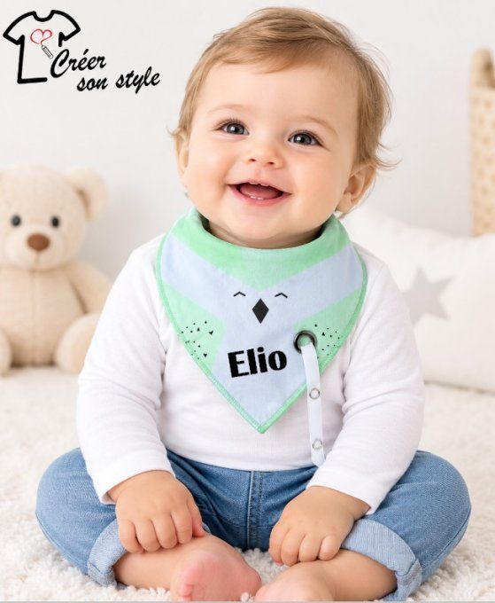 Bandana (vert et blanc)
