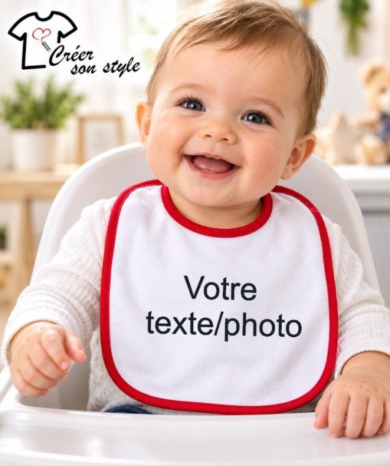 Bavoir à personnaliser