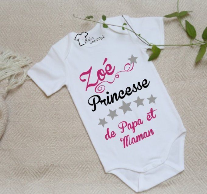 Body "Princesse de papa et maman"