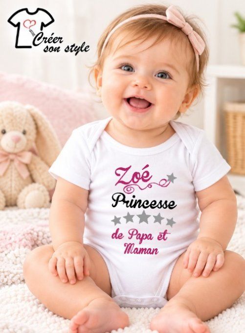 Body "Princesse de papa et maman"