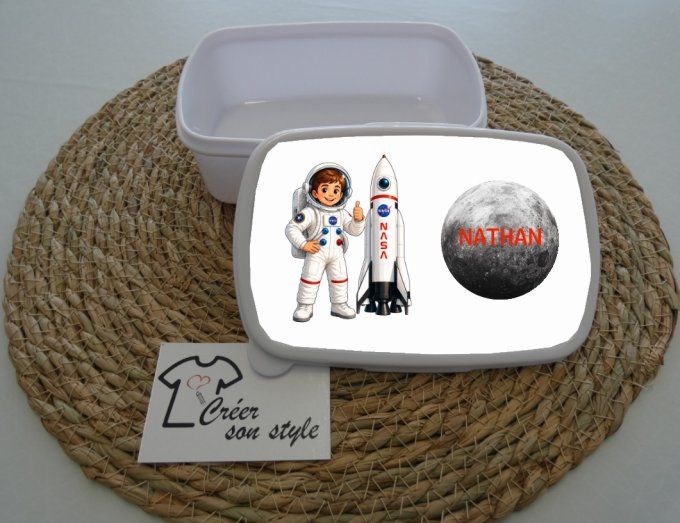 Boite à goûter "astronaute - garçon"