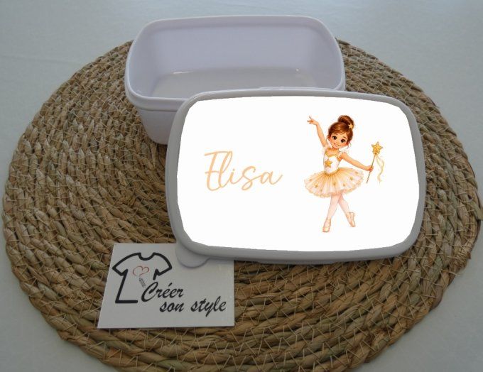 Boite à goûter "danseuse"