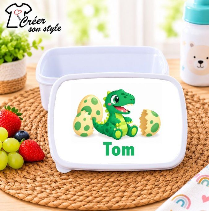 Boite à goûter "bébé dinosaure"