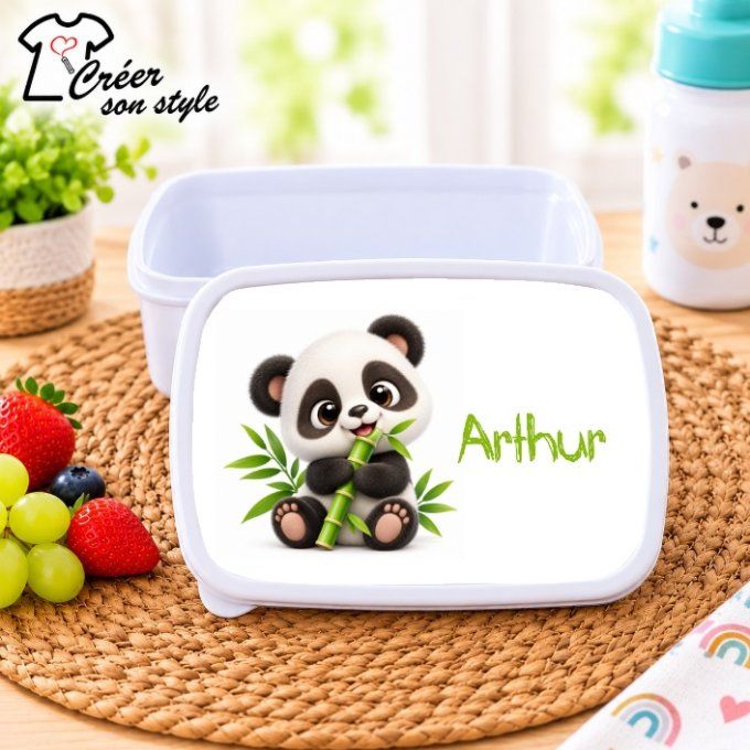 Boite à goûter "panda"