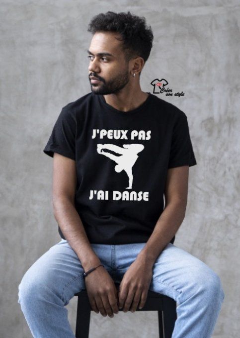 tee shirt homme "J'peux pas j'ai danse"