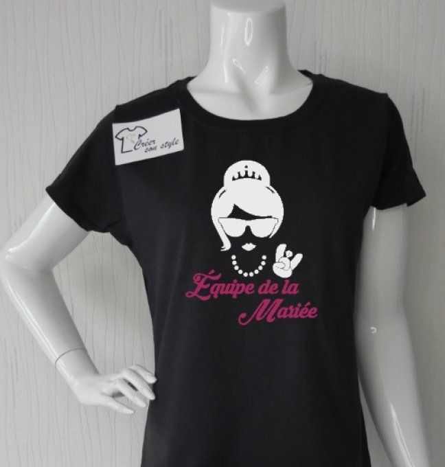 tee shirt femme "Enterrement de vie de jeune fille"