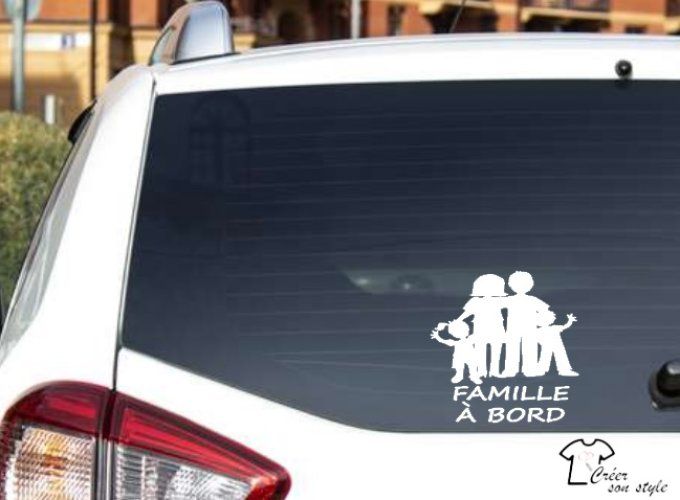 Stickers "famille à bord"