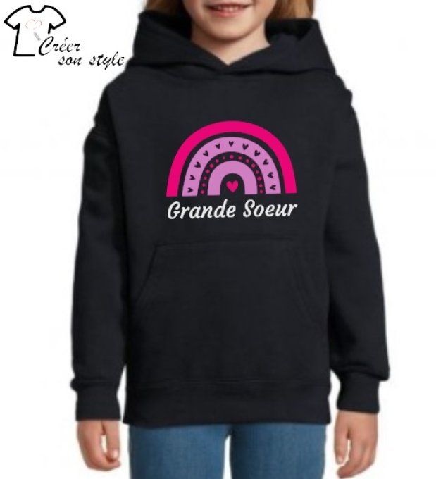 Sweat-shirt enfant "grande soeur"