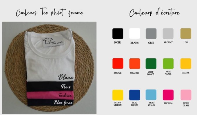 tee shirt femme "je suis ..."