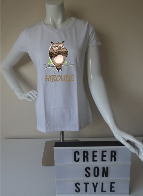 Tee shirt femme "hiboude"