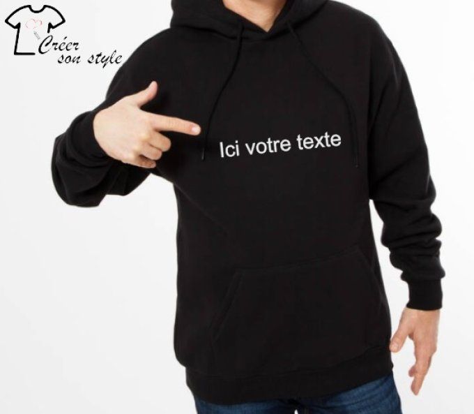 Sweat-shirt homme à personnaliser