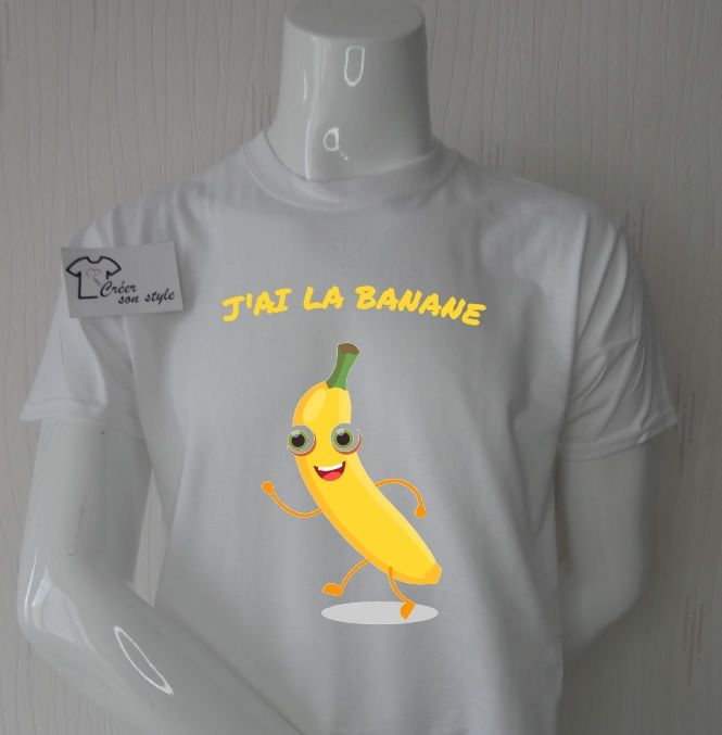 Tee shirt "j'ai la banane"