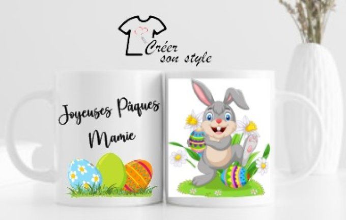 Mug "joyeuses pâques mamie"