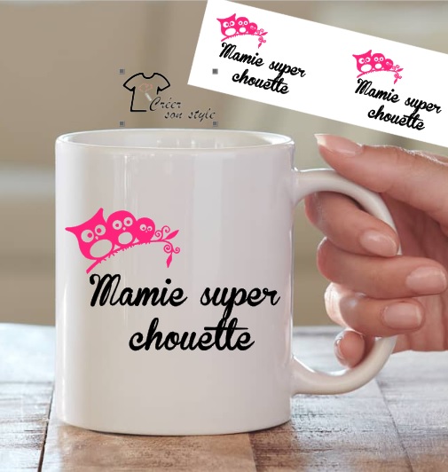 Mug "mamie super chouette"