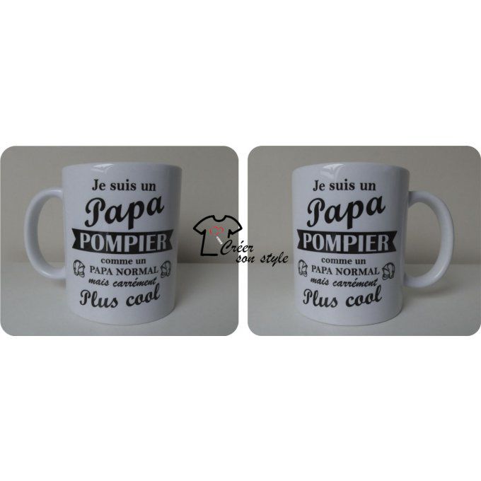 Mug "je suis un papa pompier"