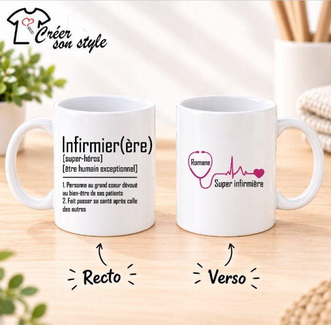 Mug "infirmier(ère)"