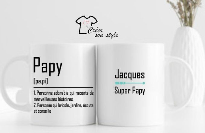 mug "définition papy"