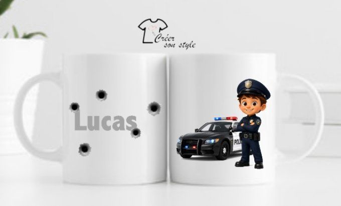 Mug "policier-garçon"