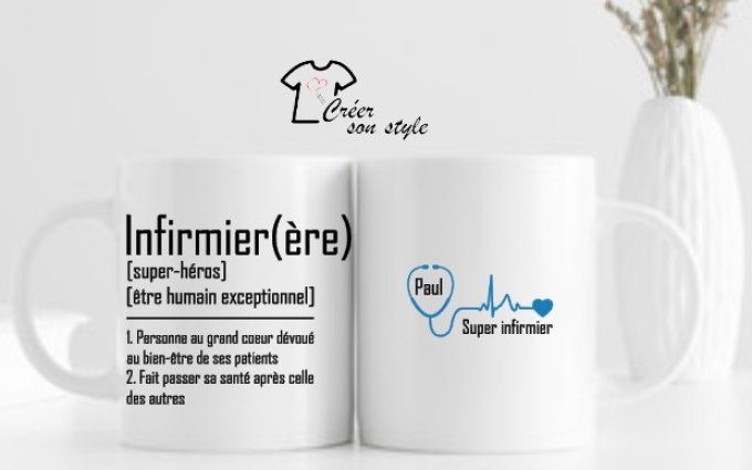 Mug "infirmier(ère)"