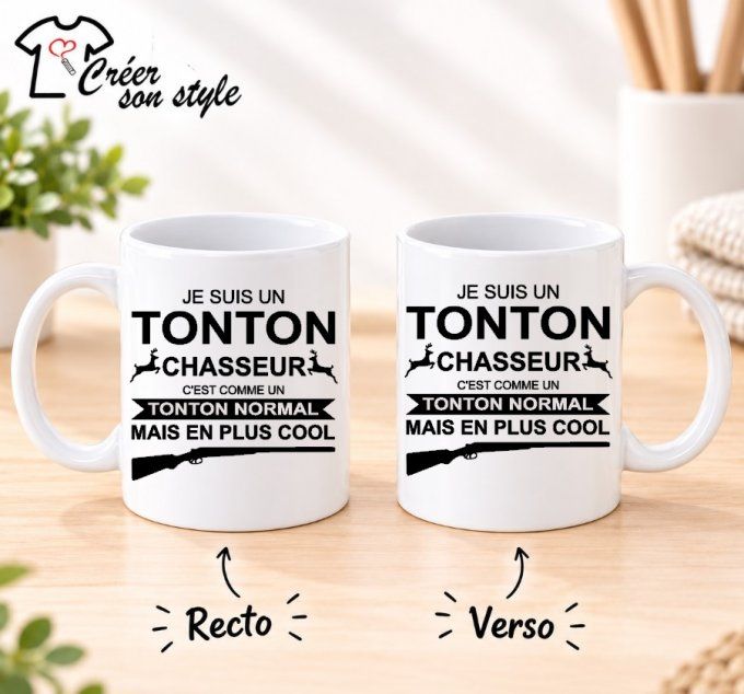 Mug "je suis un tonton chasseur"