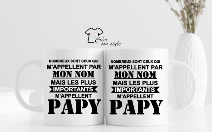 mug "m'appellent papy"