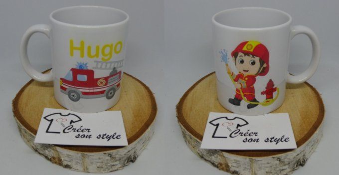 Mug "pompier garçon"