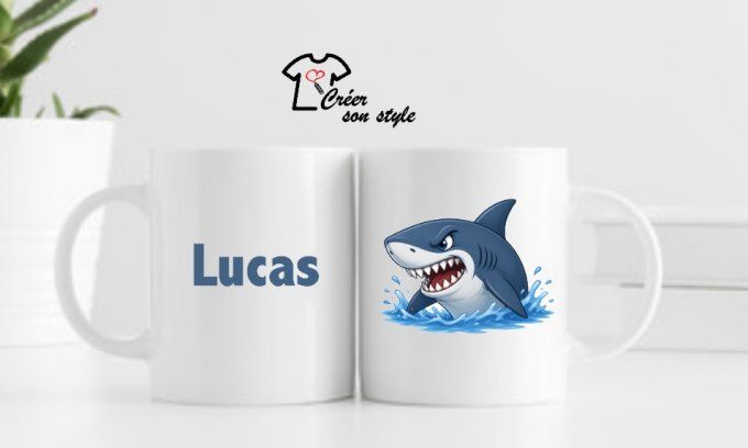Mug "requin méchant"