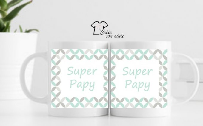 mug "Super papy"