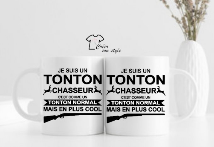 Mug "je suis un tonton chasseur"