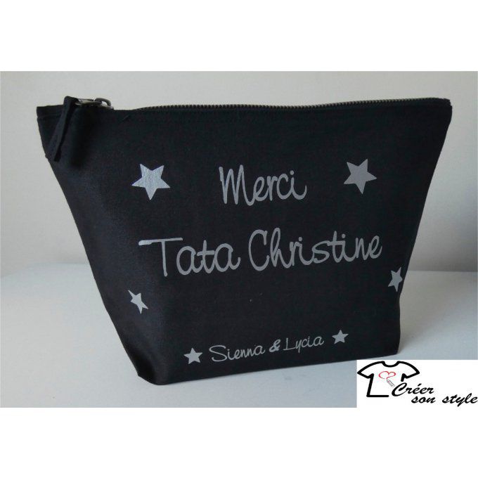 pochette "Merci tata" (étoiles)