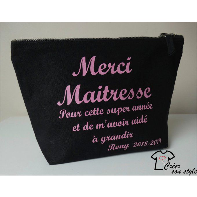 pochette "Merci maîtresse pour cette super année"  