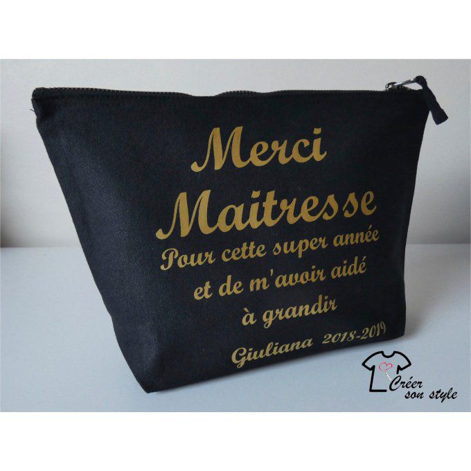 pochette "Merci maîtresse pour cette super année"  
