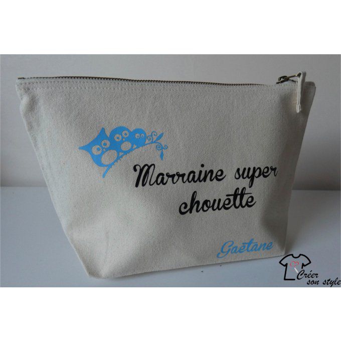 Pochette "marraine super chouette"