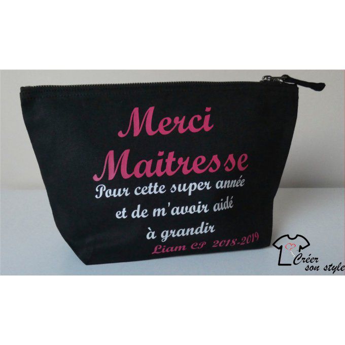 pochette "Merci maîtresse pour cette super année"  