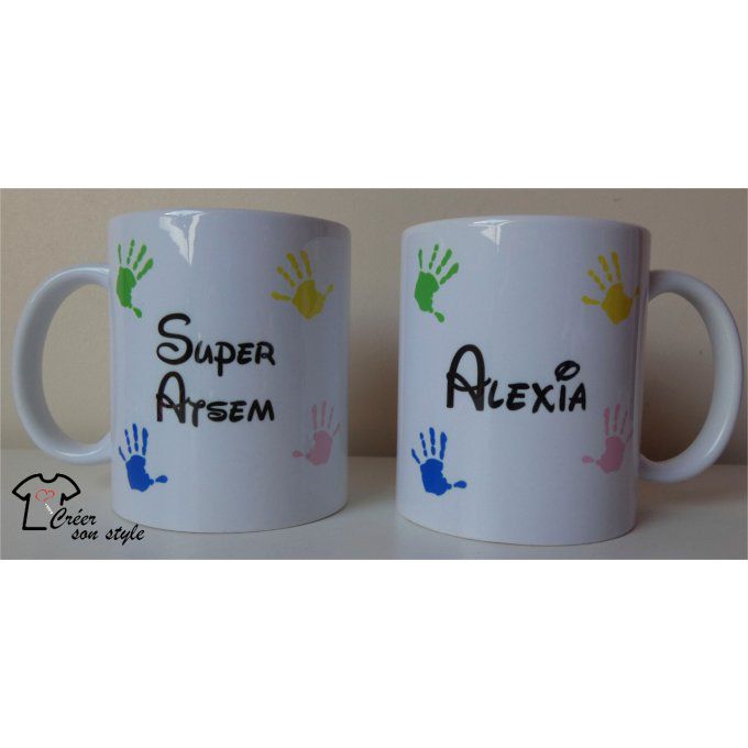 Mug "super atsem" (mains)