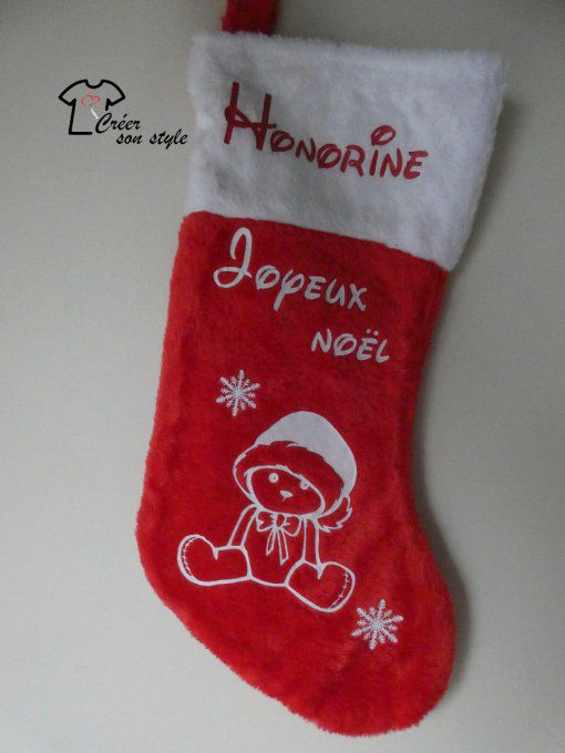 Botte velours "nounours"