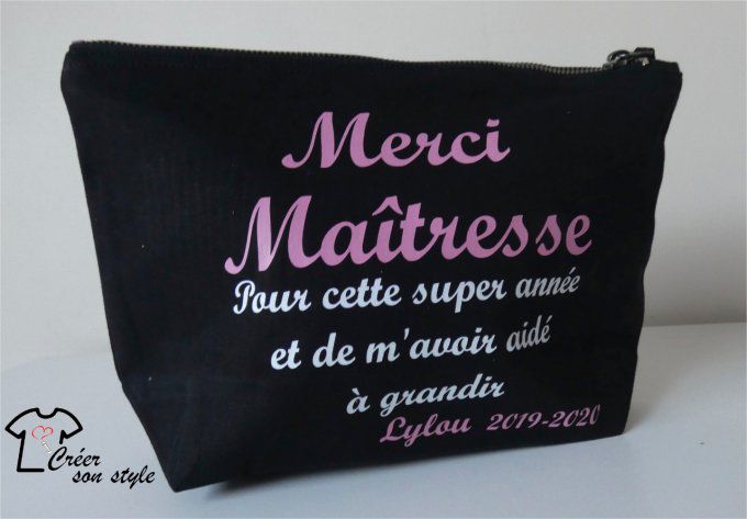 pochette "Merci maîtresse pour cette super année"  