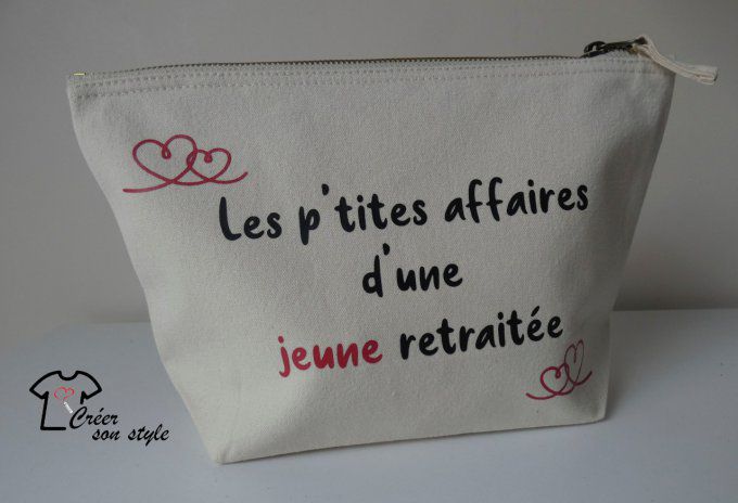 pochette "les p'tites affaires d'une jeune retraitée"