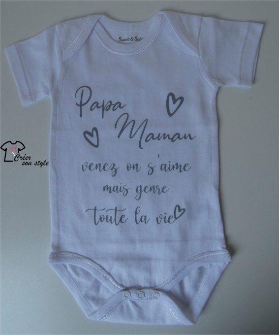 Body "papa, maman venez on s'aime mais genre toute la vie"