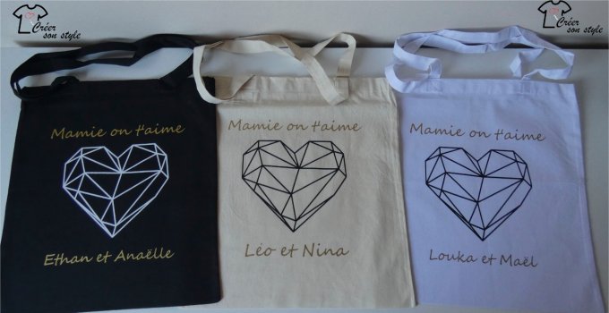 sac "Mamie on t'aime"