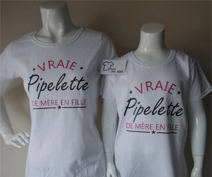 Duo mère/fille "vraie pipelette de mère en fille"