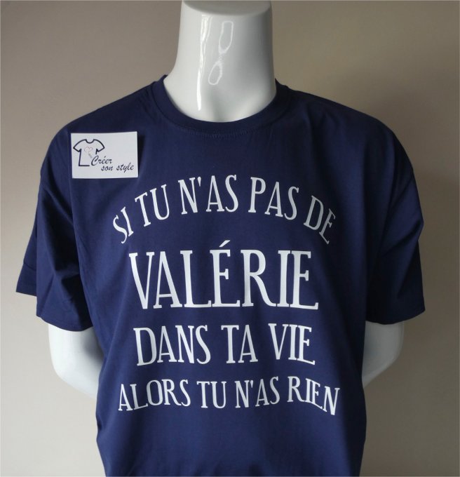 tee shirt homme "si tu n'as pas de ... dans ta vie alors tu n'as rien"