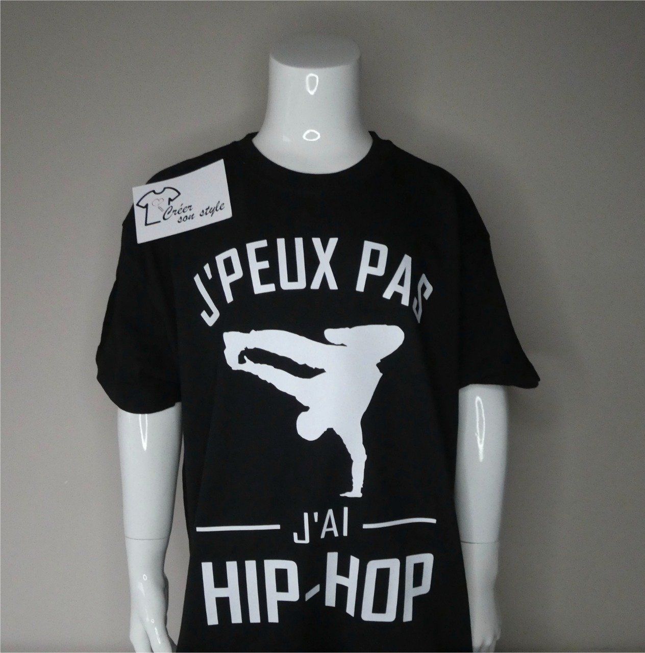 tee shirt "j'peux pas j'ai hip-hop"
