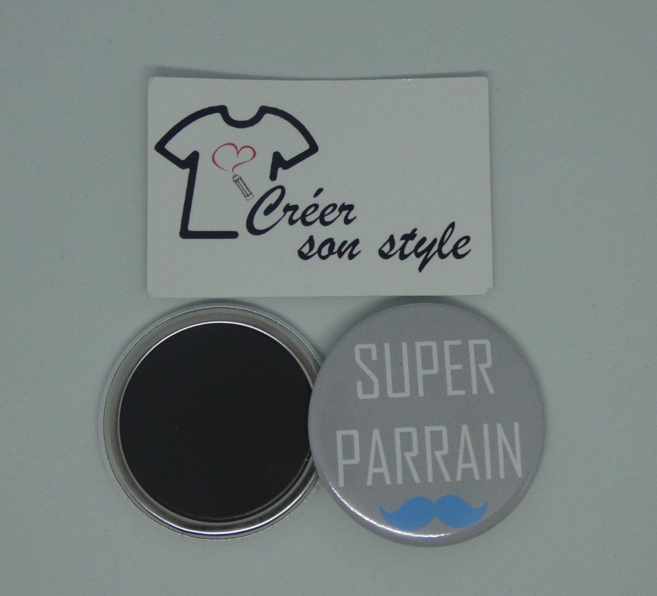 Badges Super Parrain Marraine