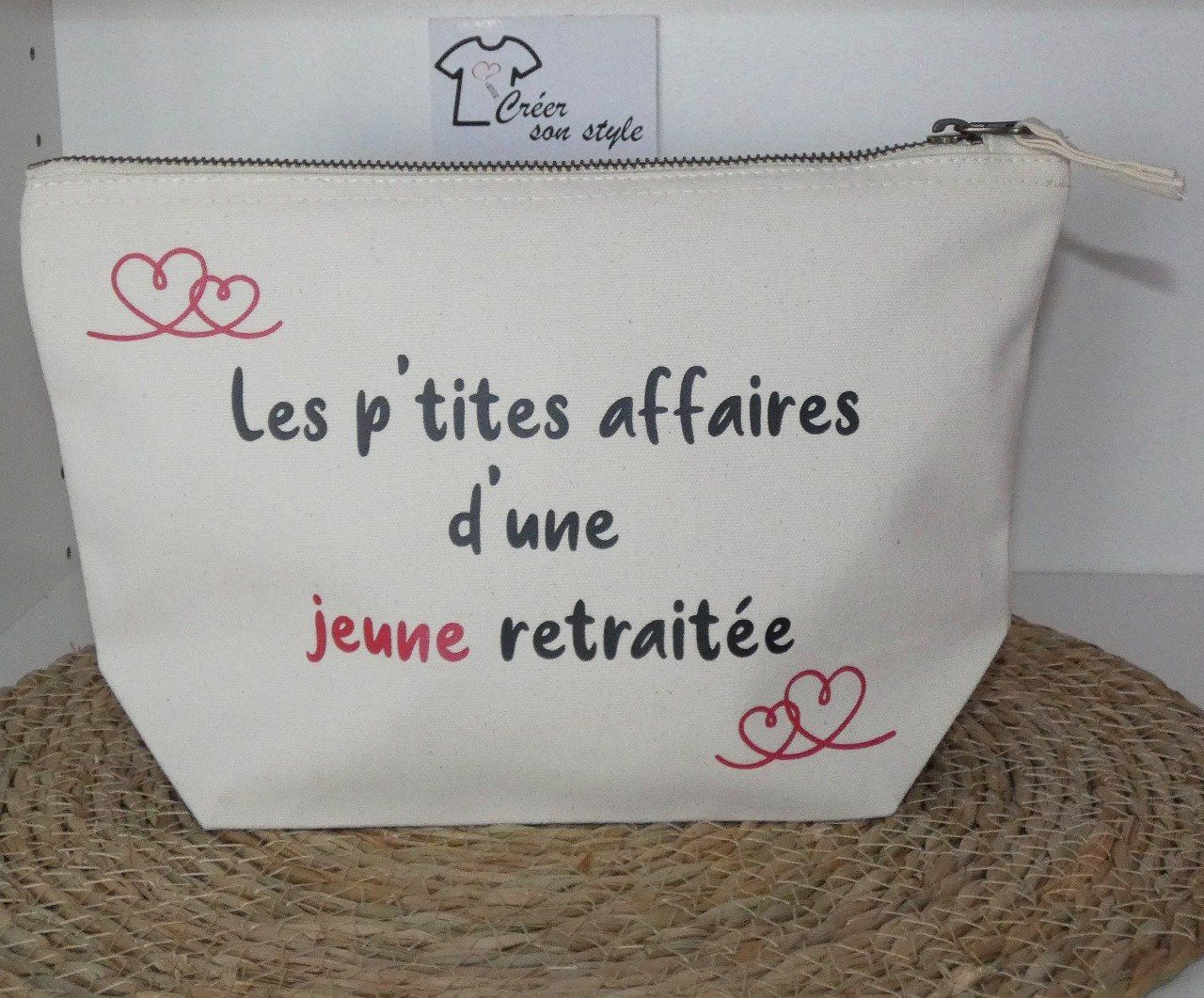 pochette les p'tites affaires d'une jeune retraitée - Creersonstyle