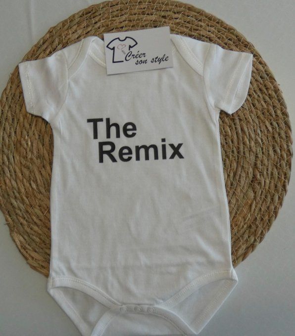 Duo tee shirt + body "The original-The remix" 