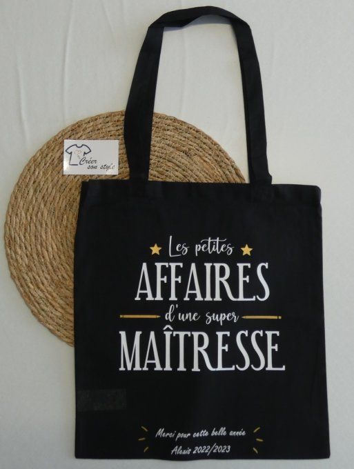 sac "les petites affaires d'une super maîtresse"